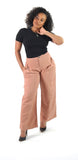 Salmon Wide Legs Pants