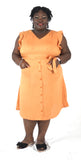 A's and Apricots Lien Dress