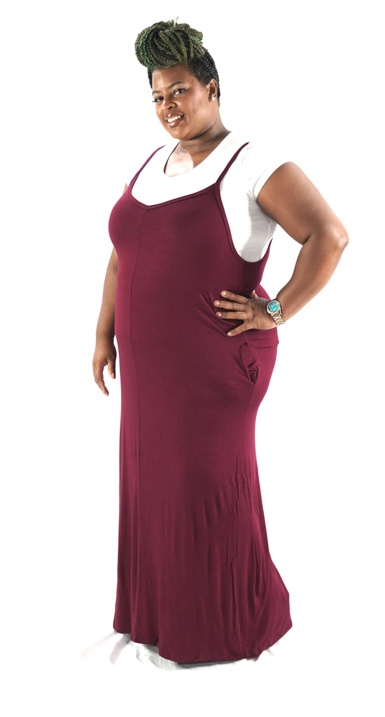 boss maxi dress Baddie Boss Satin Maxi Dress - Black