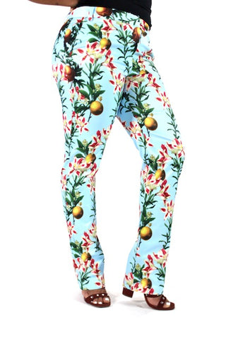 Fruity Flower Trouser Pants